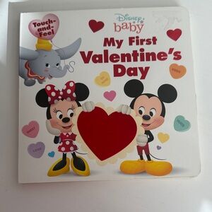 Disney Baby My First Valentine's Day Touch-and-Feel Book Board Book